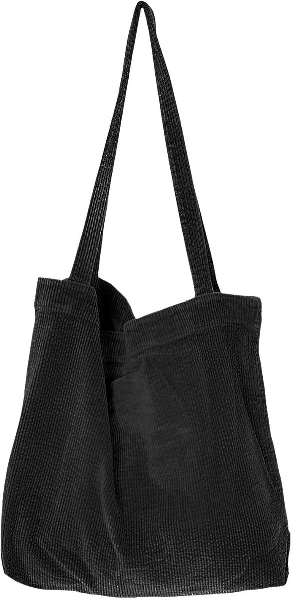 Omgoods - Dikke Corduroy Tote Bags voor Vrouwen, Ideaal voor School en Winkelen