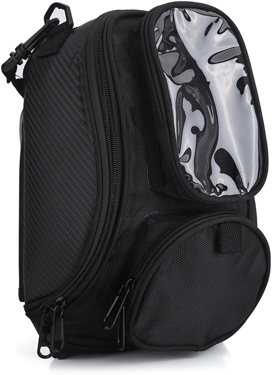 Omgoods- Tankrugzak waterdicht - Magnetische Bevestiging - Oxford Weefsel - Telefoonhoes - Schouderriem - Meerdere Vakken - Motorfiets Tas