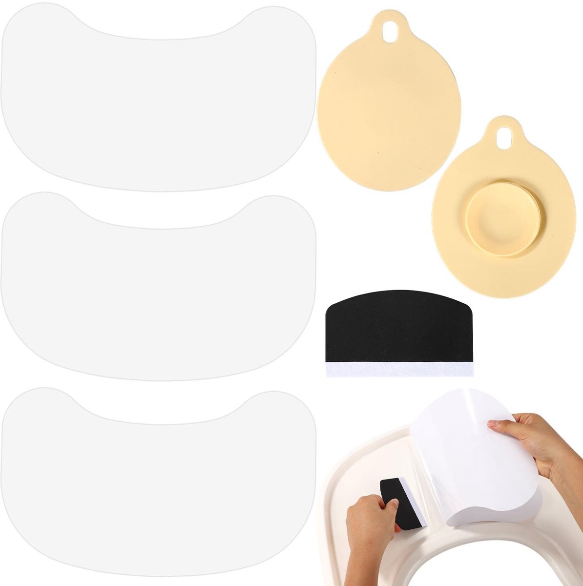 Omgoods - Sticker Set voor Hoge Stoel, Antislip Suction Cups