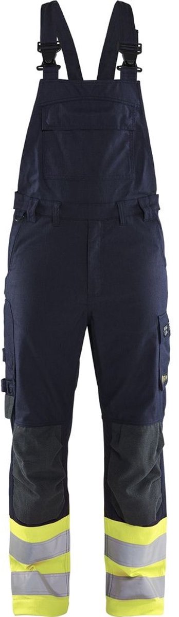 Blaklader Bretelbroek Multinorm Inherent Klasse 1 2888-1512 - Marine/High Vis Geel - C44