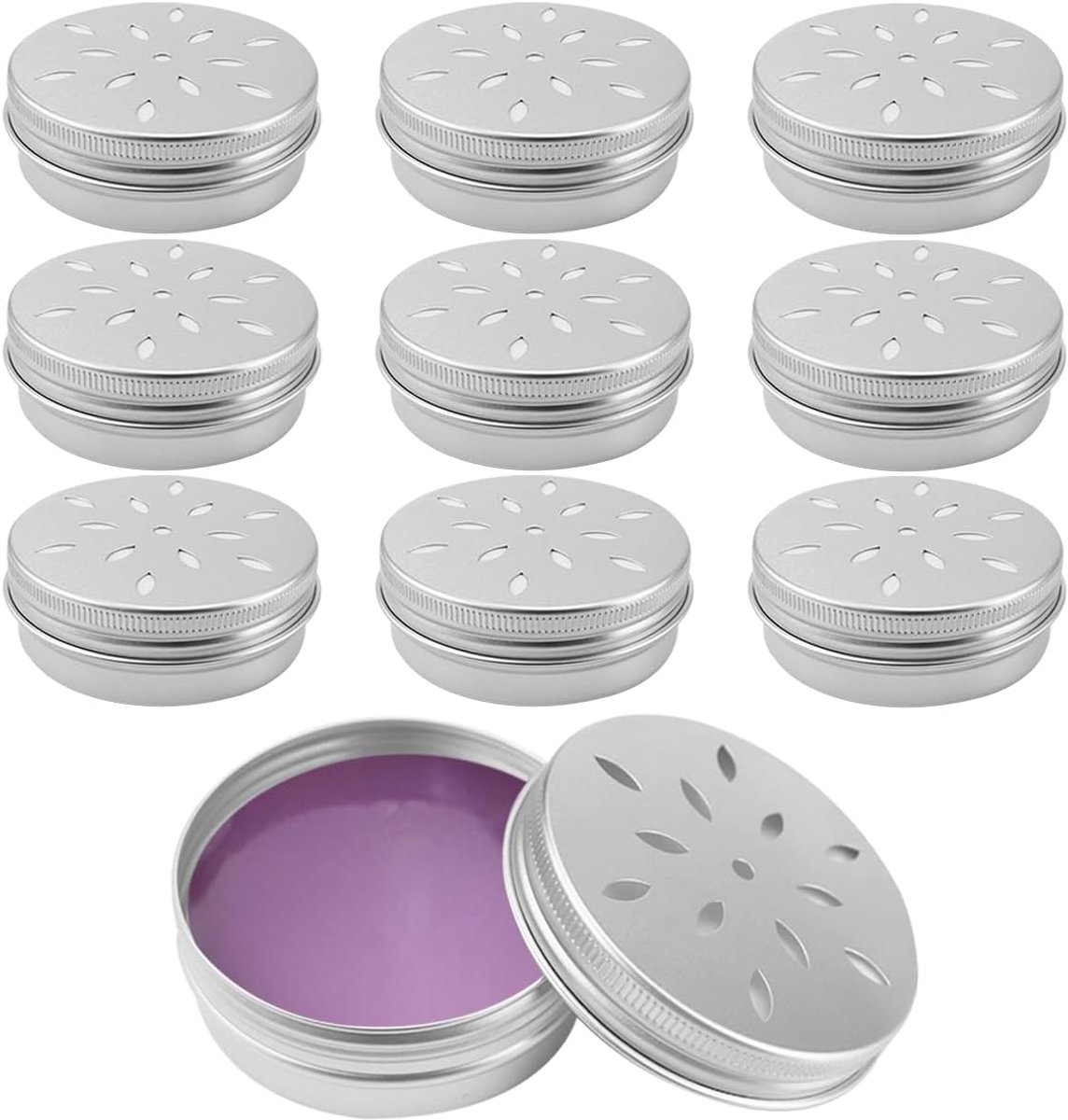 FERCAISH 10 stuks training hondengeur neus geurcontainer ronde doos metalen blikjes houder snuffelhonden accessoires - ShopVlot