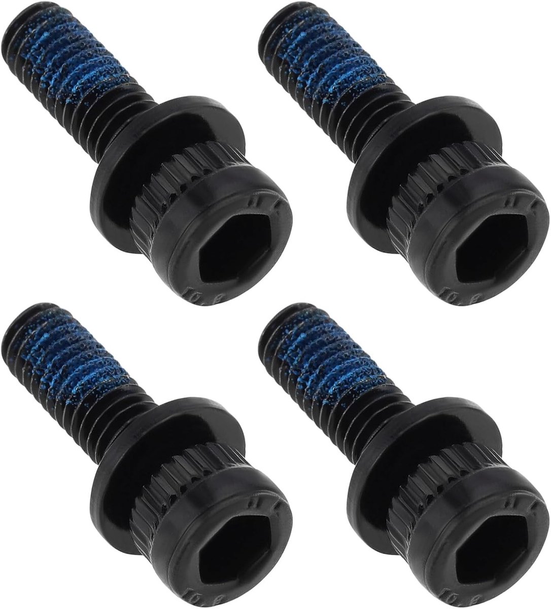 4Pcs M6x18mm MTB Caliper Bolts Bike Hydraulic Disc Brake Caliper Adapter Bolts Compatible with Shimano Bike Overall - ShopVlot