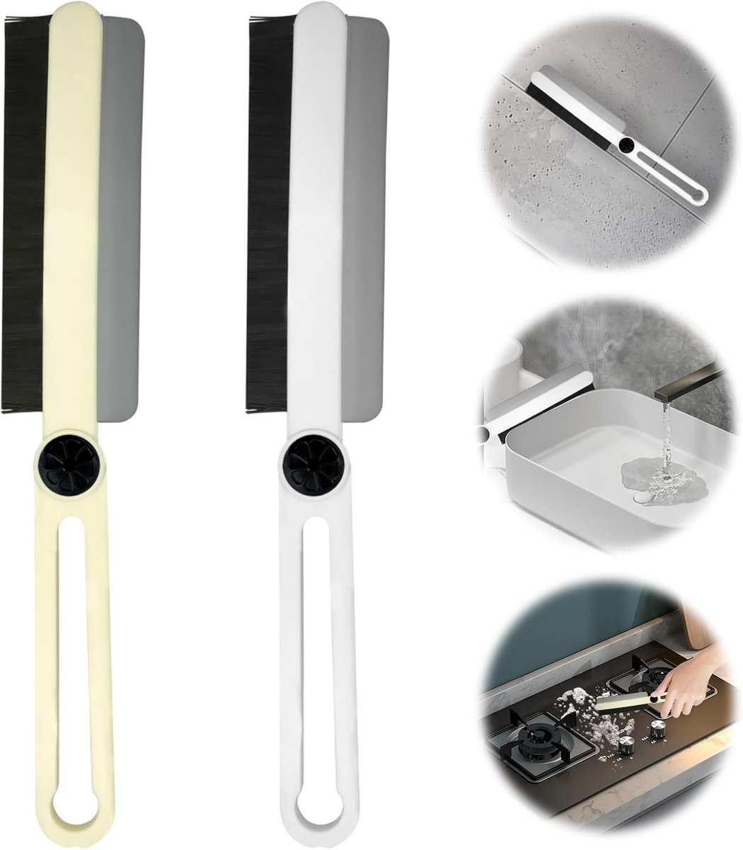 Rotary grout borstel 2 stuks - multifunctioneel - ABS en PET - ideaal voor toilet en badkamer - ShopVlot