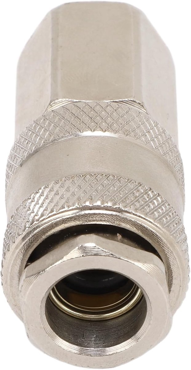 SnelShoppen - 1/4 Inch Vrouwelijke NPT Koppeling, M-type, Staal, Universele Pasvorm, Industriële Koppeling, Luchtslang Aansluiting voor Luchtcompresso