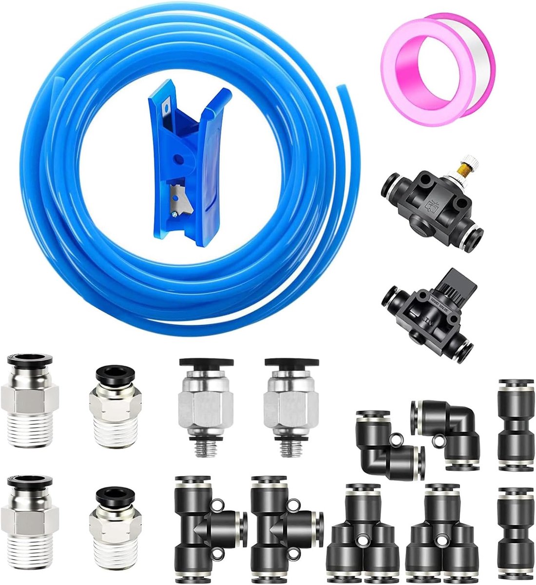 Luchtslang 8mm OD 5mm ID - Polyurethaan PU - Hoge drukbestendigheid - Ideaal voor lucht- en vloeistofoverdracht - ShopVlot