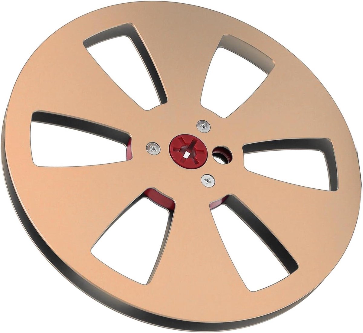 Lege Tape Haspel - Opname Haspel Spoel - Tape Afspelen - Aluminium Legering - 7 Inch - Goud