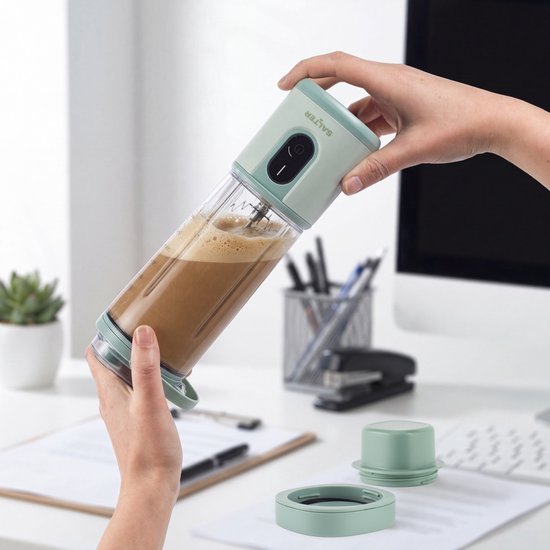 Salter ActiBoost Draagbare Snoerloze Blender - BPA-vrij - 450ml Groen van Salter — afbeelding 4