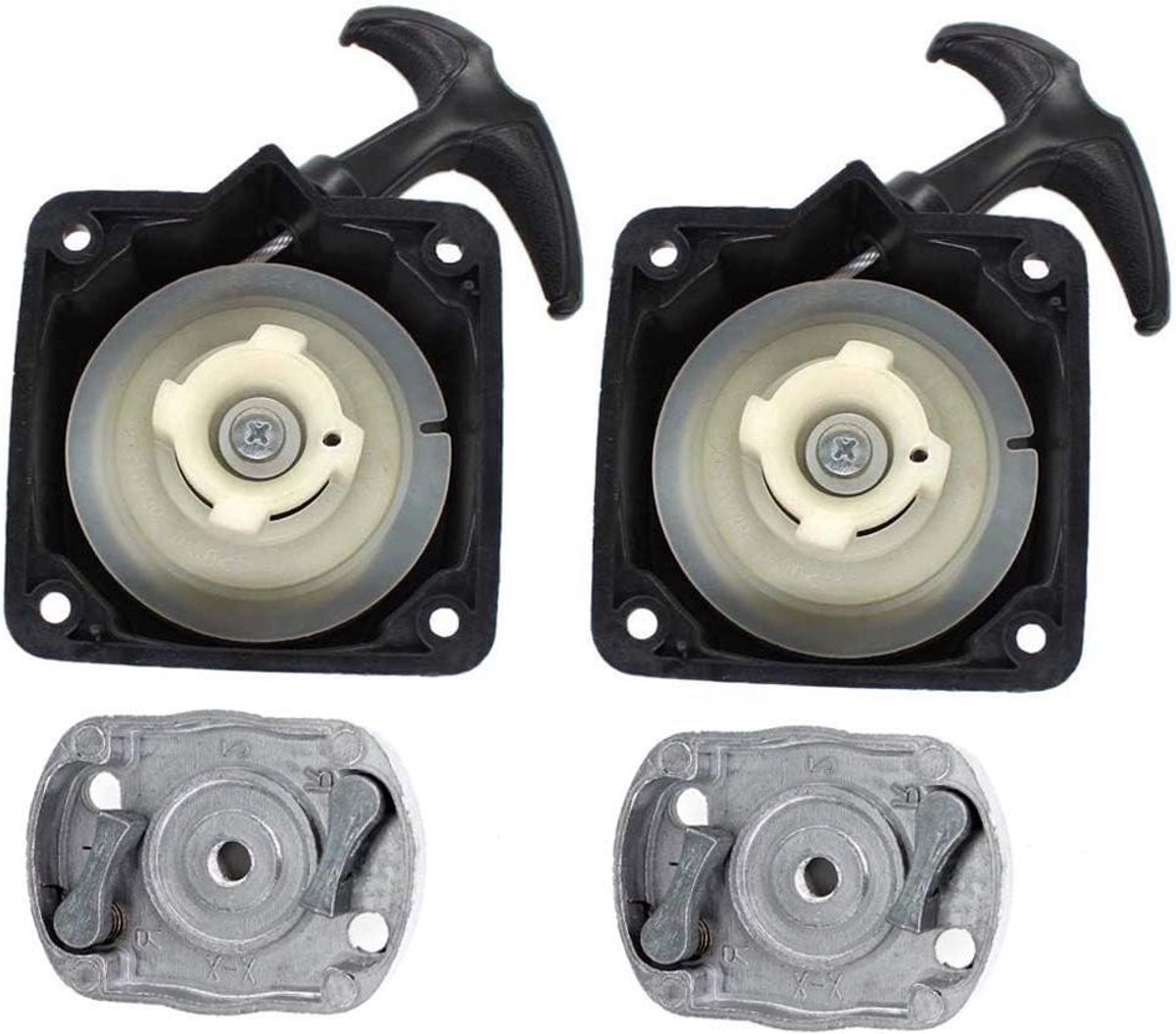 Trekstarter Set - Startmechanisme Bosmaaier - Bosmaaier Onderhoud - Inclusief Meeneemplaat - 2 Stuks - Niet Gespecificeerd
