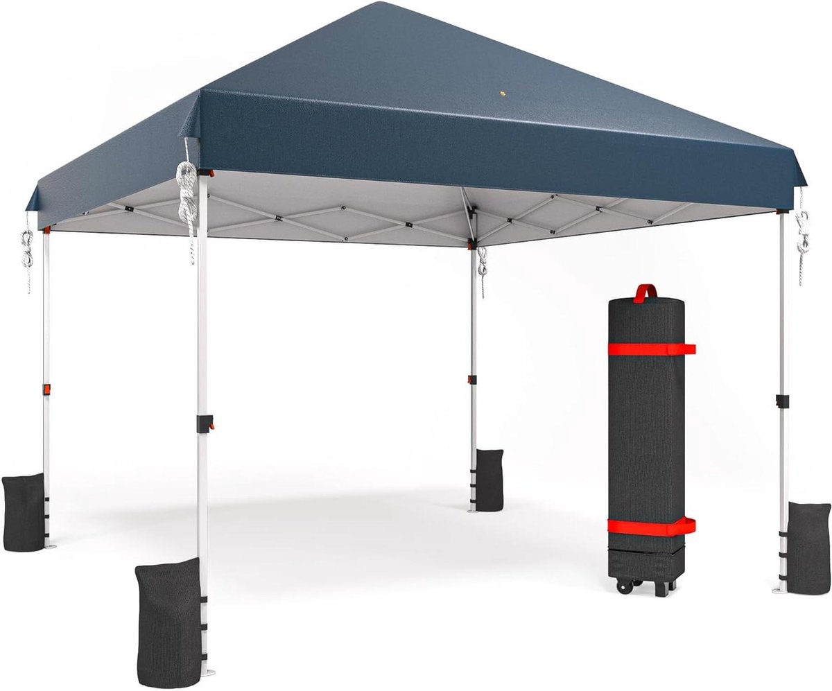 Pop-up paviljoen - Vouw tent - Feestelijke buitenruimte - Waterdicht en stabiel - 3 x 3 meter - Donkerblauw