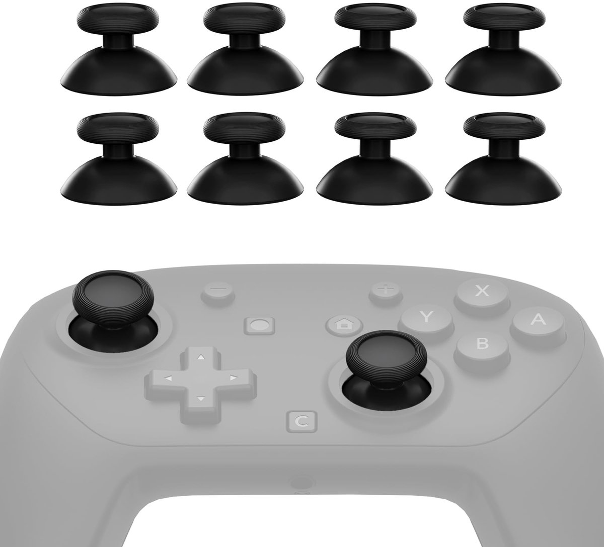 Omgoods - Vervangende Joysticks voor Nintendo Switch 2 Pro Controller met Gereedschap - 4 Paar