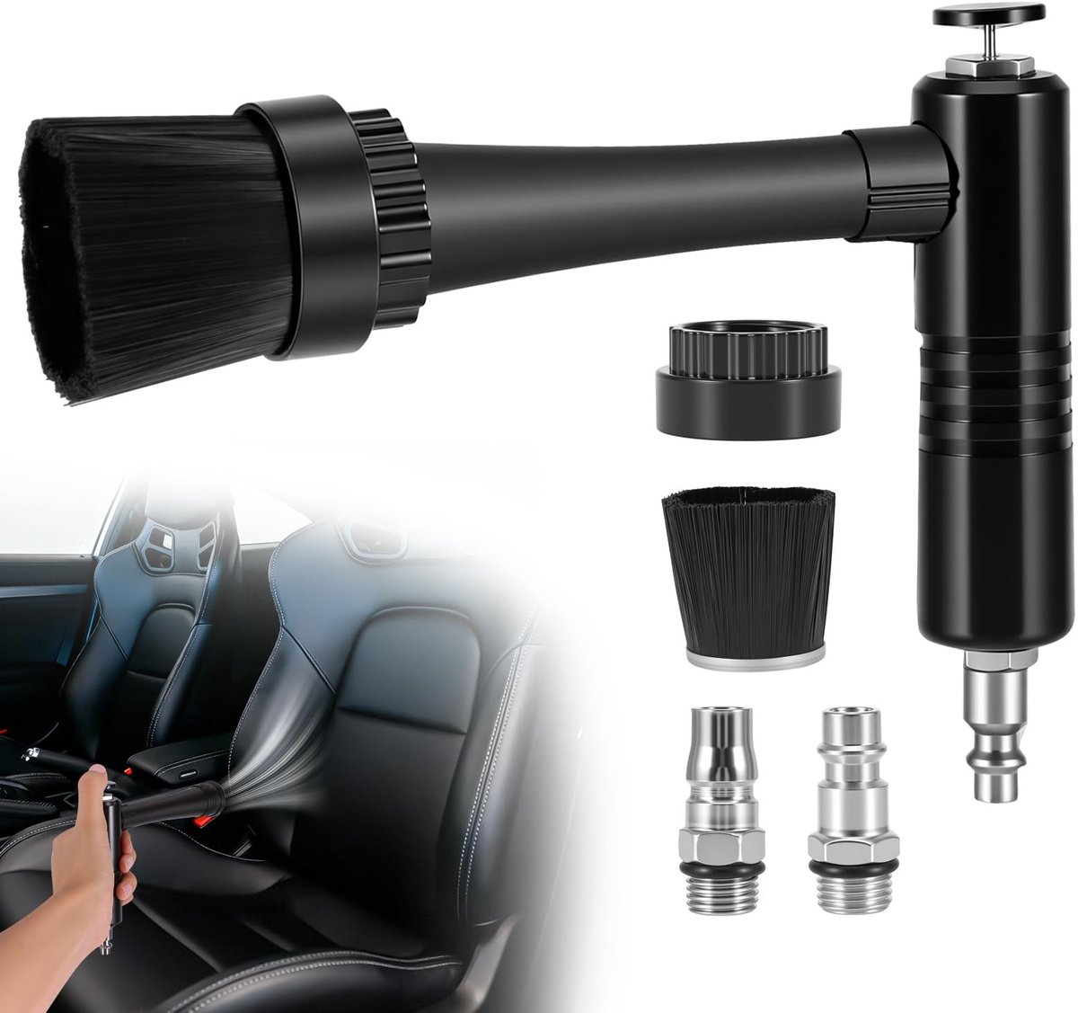 Omgoods - Hogedruk Reinigingspistool voor Auto-interieur