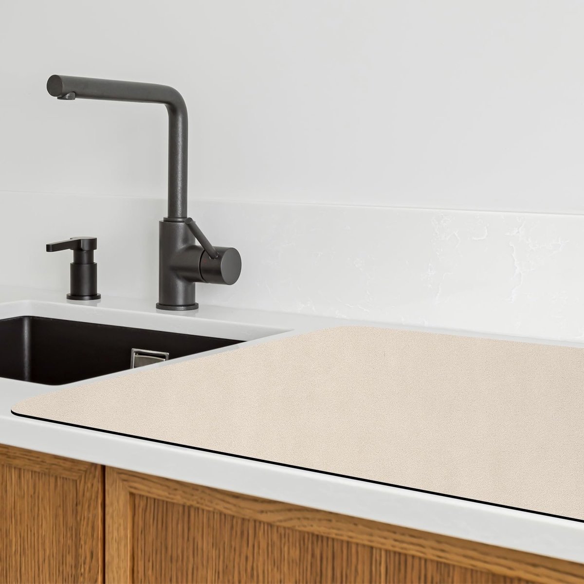 Omgoods - Antislip Afdruipmat 59 x 49 cm, Hittebestendig en Waterabsorberend