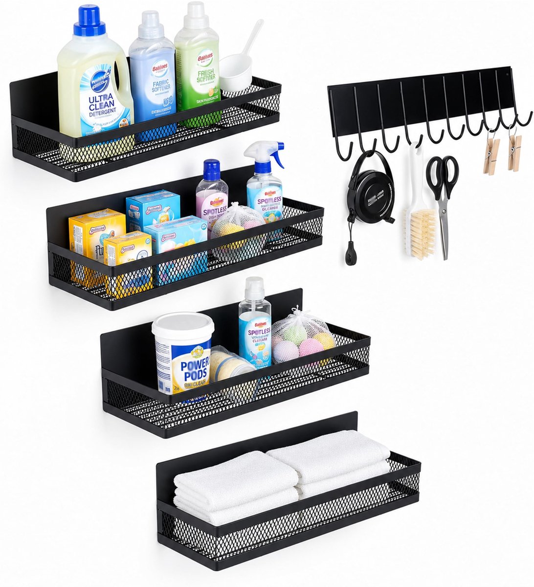 Omgoods - Magneetrek voor Wasmachine, Set van 5 Stuks