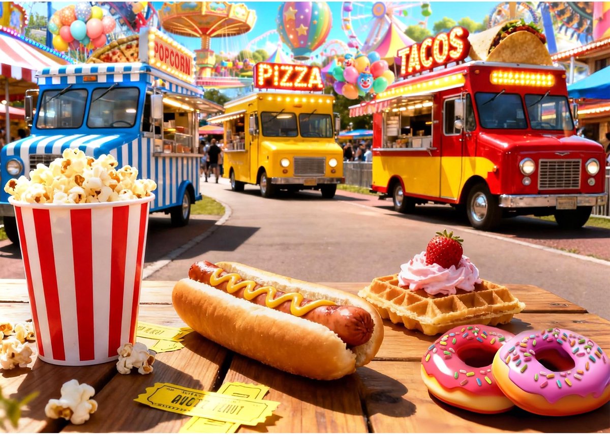 Omgoods - 1000-Delige Puzzel voor Volwassenen met Amusement Park Thema