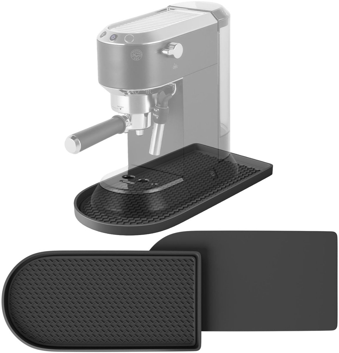 Omgoods - Siliconen Onderlegger voor Koffiezetapparaat 40 x 20 cm