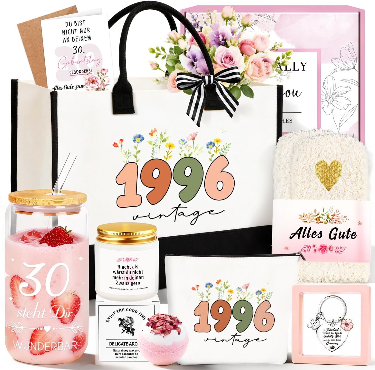 Omgoods - Canvas Shopper met 30e Verjaardag Print