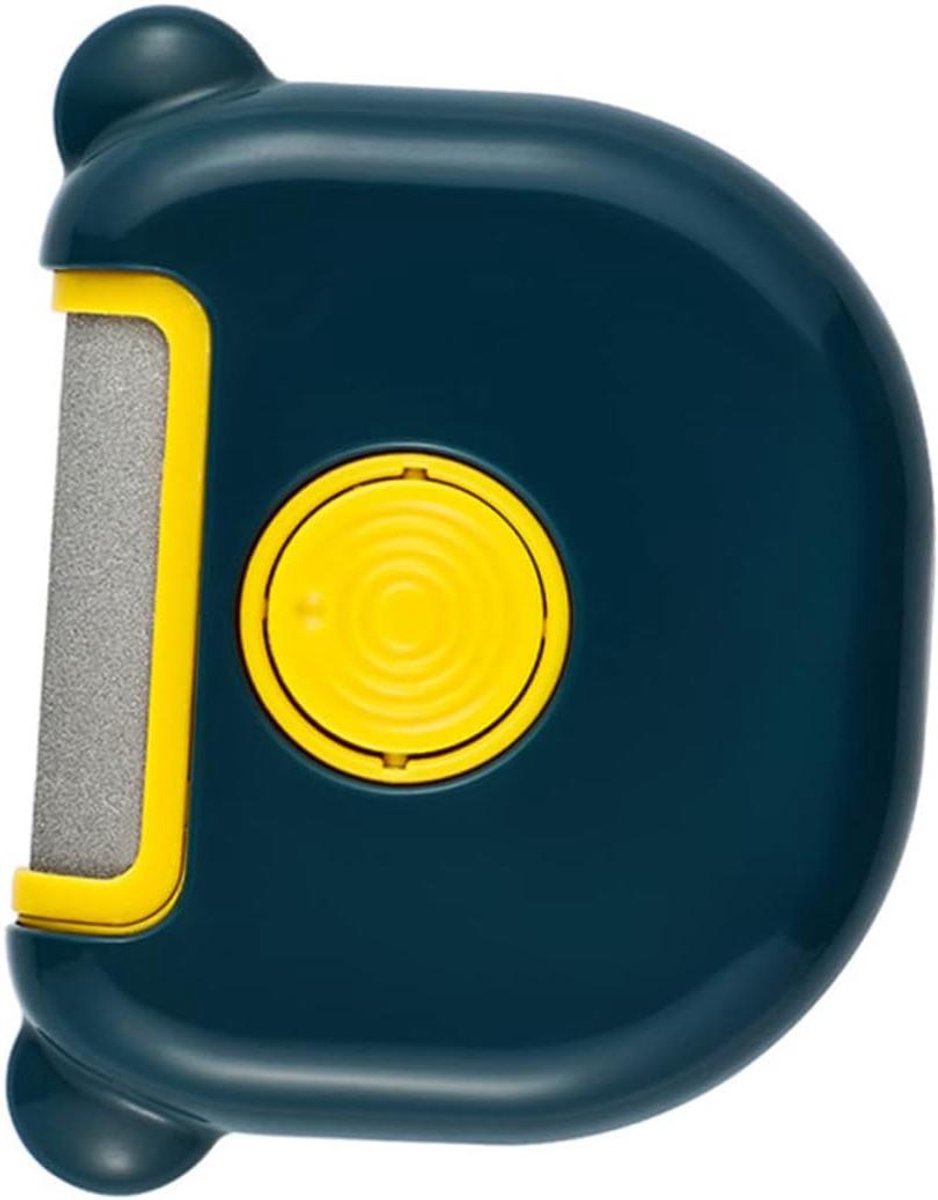 Pluizenverwijderaar Stofscheerapparaat - Kledingborstel Haarverwijderaar - Kleding Onderhoud - Compact Draagbaar Ontwerp - 8.5X8.5X3CM - Blauw Geel