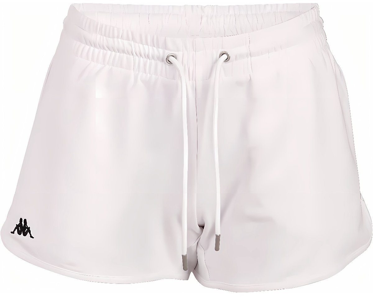 Kappa-short voor dames 313037 Bright -S 11-0601-weiss