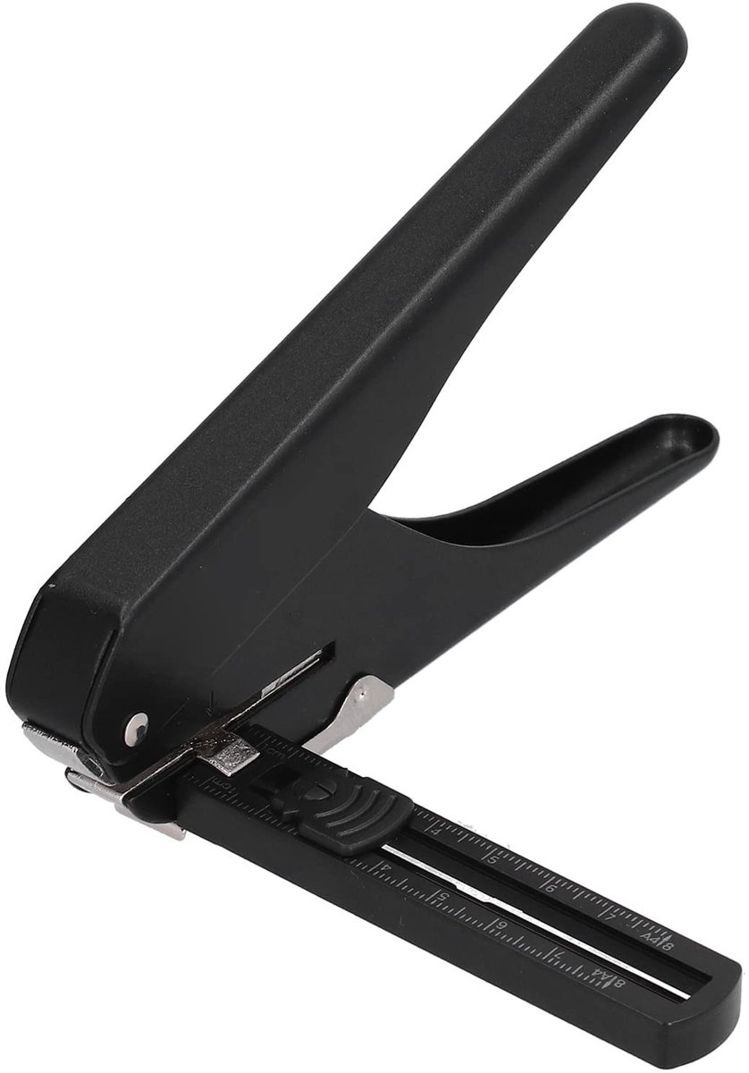 Dailygoods- Perforator Verstelbaar - Papierpons - 20 Vellen - ABS - Innovatief Ontwerp - Metalen Behuizing - Handig en Duurzaam