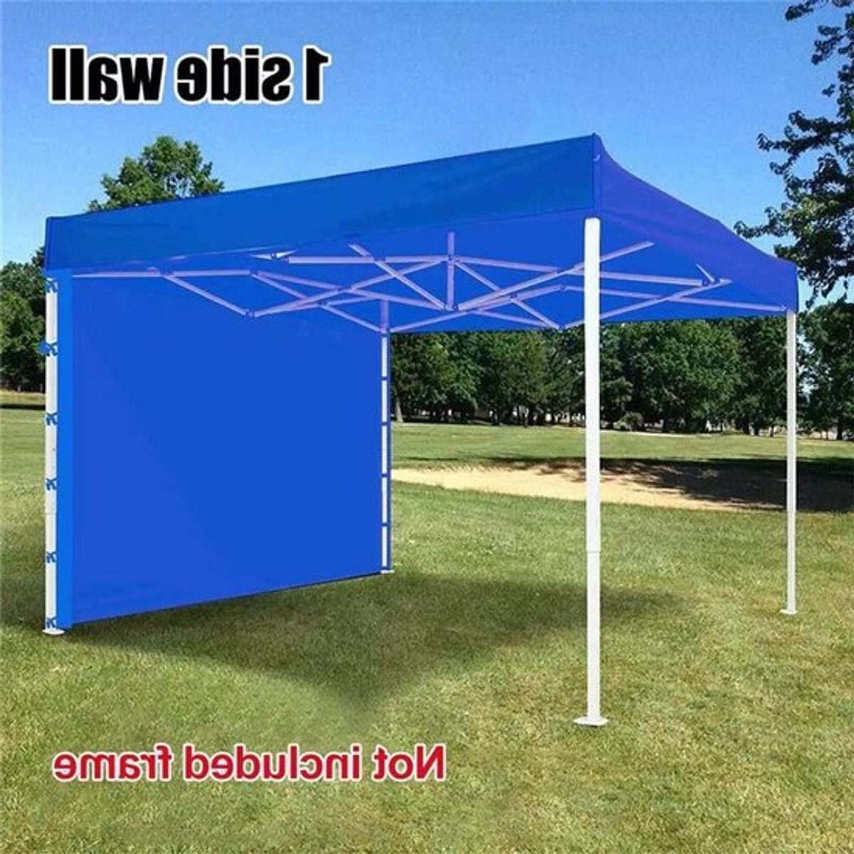 Opvouwbare rood-blauwe waterdichte 3x2-m tent