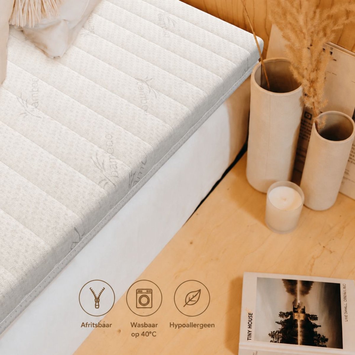 Ada Ada Sleep Premium Topper Matras 180x200 cm – Airce - afbeelding 5