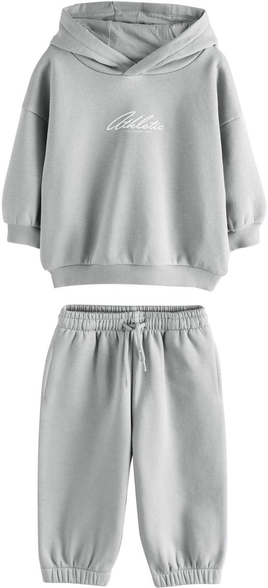 Next - Jongens - Set van hoodie en joggingbroek - Grijs