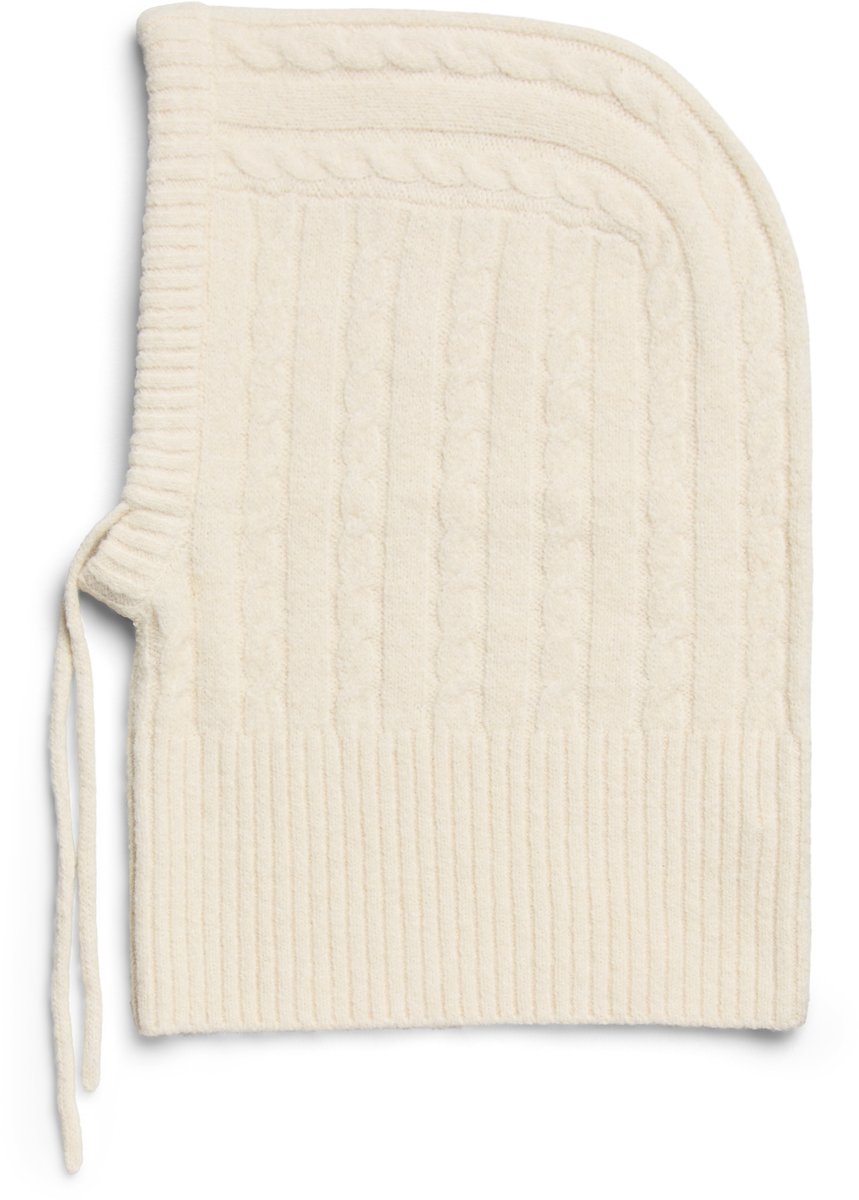 PIECES PCNAMBI CABLE BALACLAVA NOOS BC Meisjes Hoofddeksels Grijs