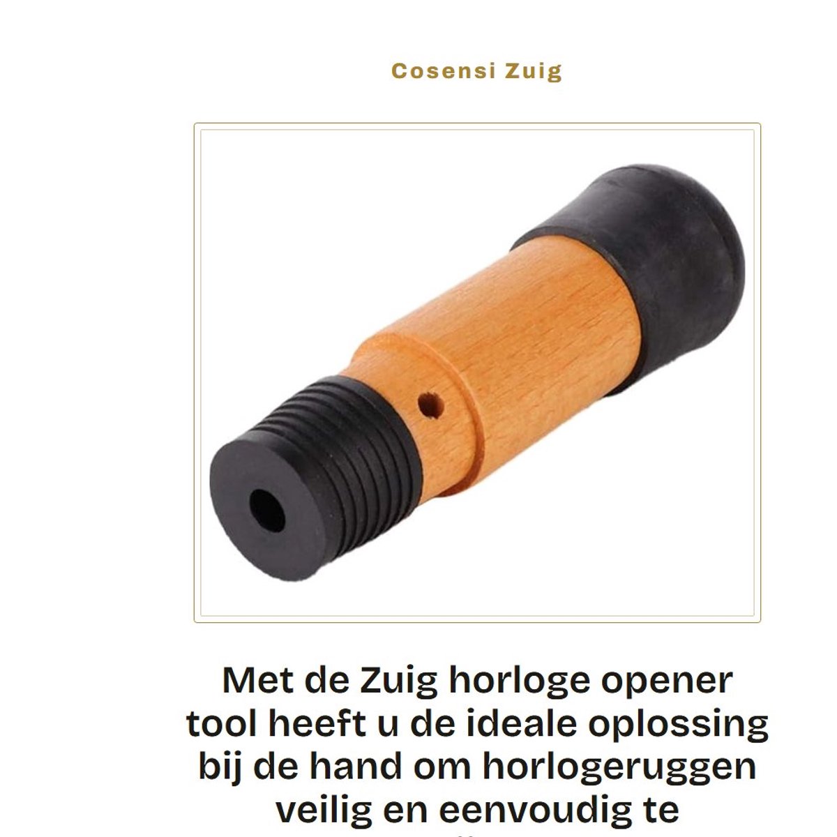 Dailygoods - Zuig horloge opener tool - praktische horloge opener - veilig voor horloge reparaties - waterdicht - eenvoudig in gebruik - geschikt voor...