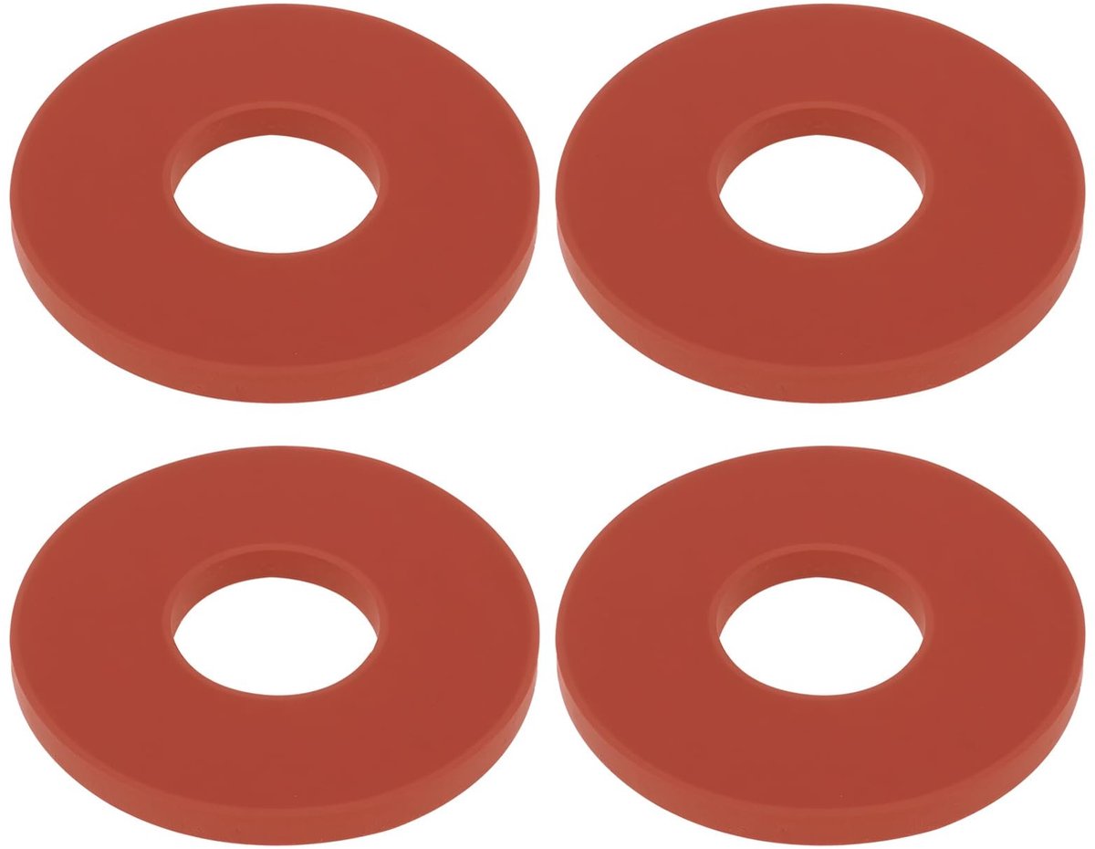 Dailygoods- Veiligheidsklep 4 Stks - 26mm Buitendiameter - 10mm Binnendiameter - 2mm Dikte