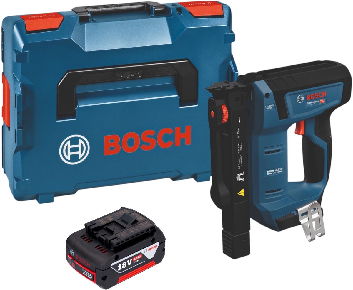 Bosch 0601482801 GTH 18V-14 accu-houtklammer - zonder accu - zonder oplader + L-BOXX