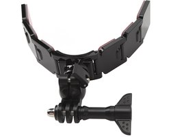 Dailygoods – Motorhelm Chin Mount – Actie Camera Bevestiging – 360 Graden Rotatie – Afneembare Kinhouder – Geschikt voor Motorhelm – Lichtgewicht en S…