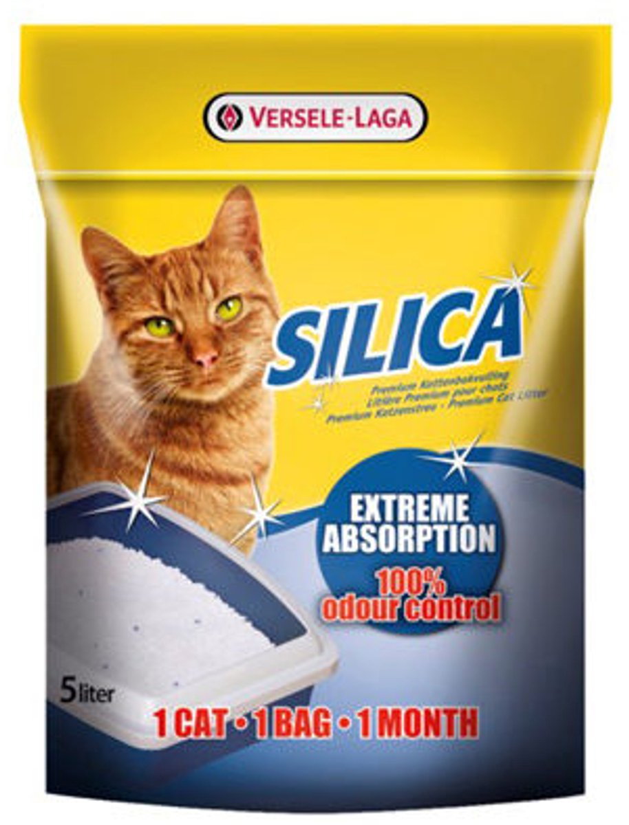 Versele-Laga Silica Kattenbakvulling - 2 x 2,3 kg