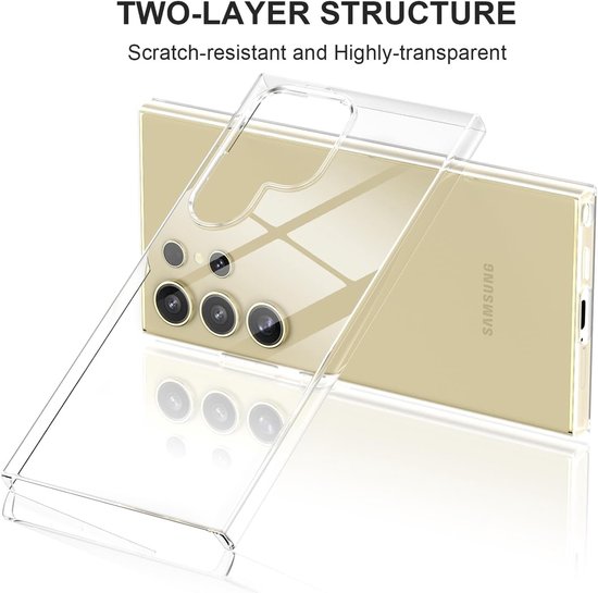 Duurzame Transparante Hoes met Schermbeschermer voor Samsung Galaxy S26 Ultra, 360 Graden Bescherming, Schokbestendig en Krasbestendig Ontwerp — afbeelding 2