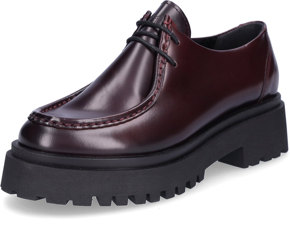 MIDS MINKA dames veterschoen bordeauxrood