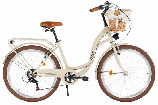 Davi Emma – Stadsfiets – 26 inch – 7 versnellingen – Shimano – V-brake – Lage instap – Bruin — afbeelding 2
