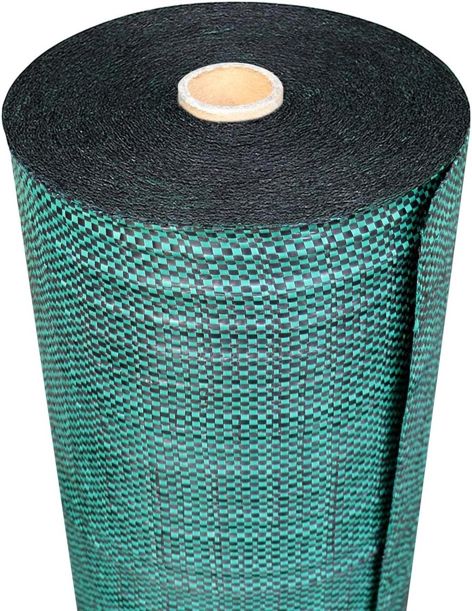 Mulchdoek Geotextiel - Onkruiddoek Rol - Tuinonderhoud - UV Bestendig - 1.50 x 50 m - Groen