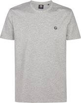 Petrol Industries T-Shirts Heren - Ronde Hals - Korte Mouwen - 100% Katoen - Met Logo - Basis Shirt - Herenkleding - Zwart - Maat XL