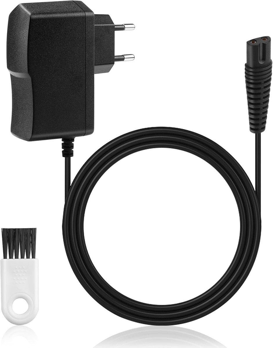 Oplaadkabel 12 V voor scheerapparaten en baardtrimmers, geschikt voor verschillende modellen en elektrisch gebruik