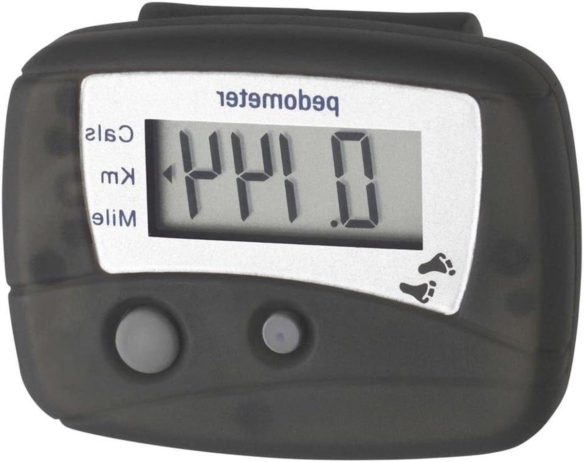 Elektronische Stappenteller - Activity Tracker - Gezondheid Bijhouden - Zonder App Te Gebruiken - 48 x 19 x 36 mm