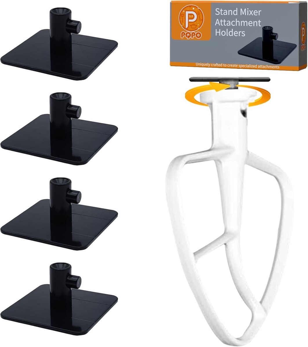 Keukenmixer Accessoires Stand voor Mixer Onderdelen, Geschikt voor Diverse Keukenhulpstukken (Zwart)