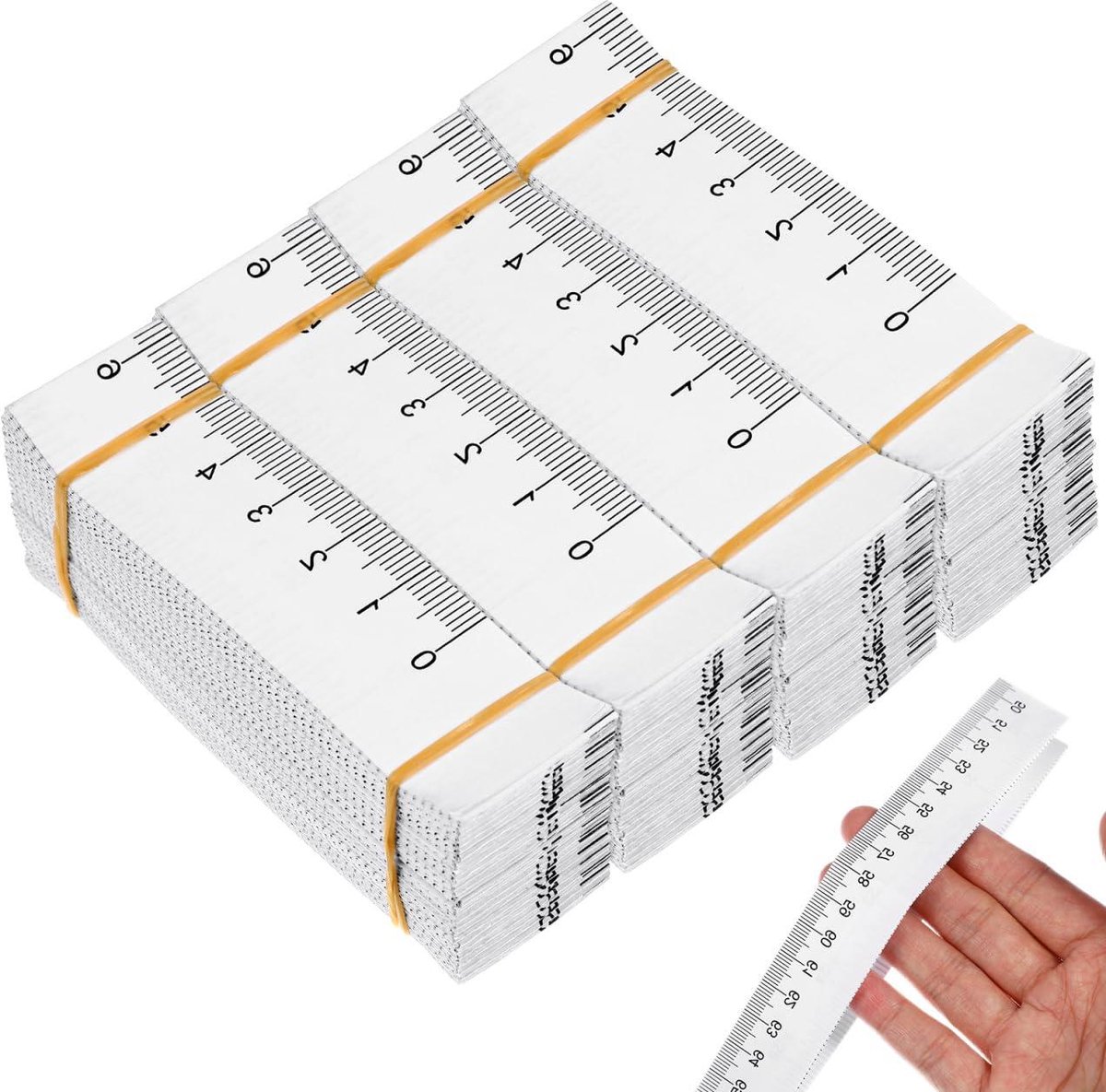 Papieren Meetlint - Zacht Meetlint - Lichaam Meten - Dubbelzijdig - 100 cm - Wit