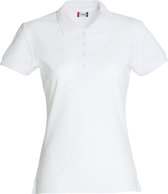 Clique Basic Polo Women 028231 - Wit - M