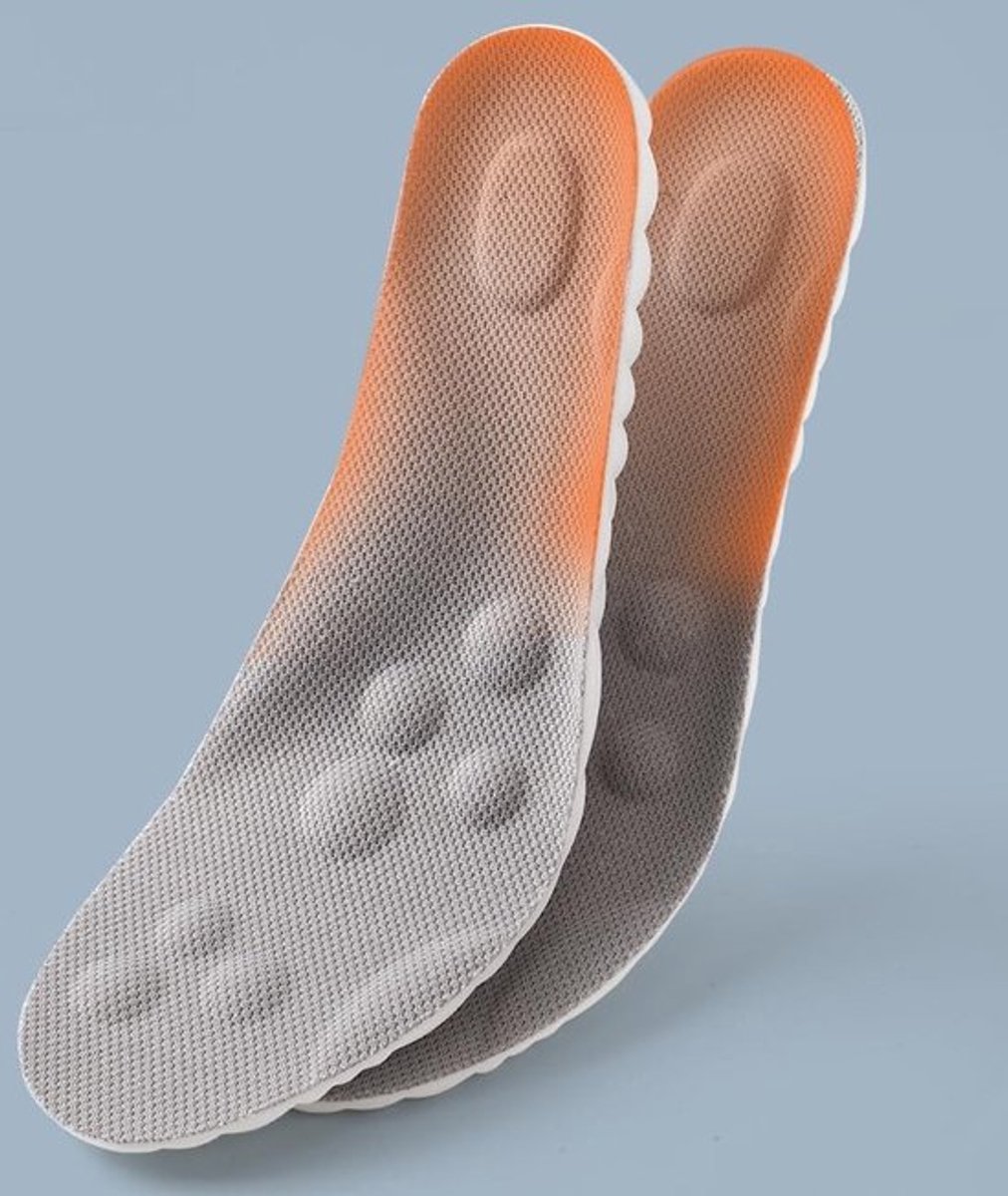 Inlegzolen Ademend - Booginlegzolen/Hielspoor - Platvoeten - Voetpijn - Middenvoetsbeentjes - 4 Paar Sportzolen - Voetbed