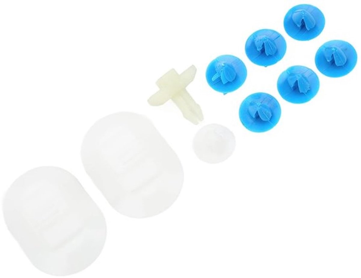 Bevestigingsclip Set 10 Stuks - Sterke Klemkracht - Auto Clips - Vervanging 1610186180 - Compacte Structuur - Eenvoudige Installatie - Autoclips