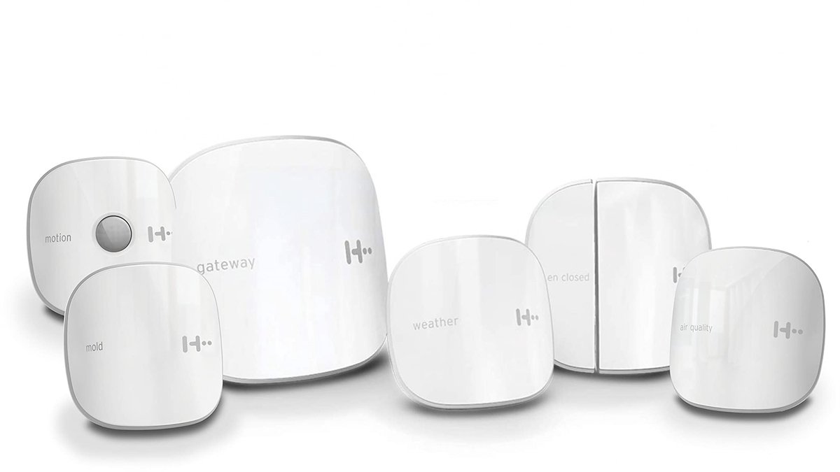 SnelShoppen - H2 Smart Home Combi-set met Deur- en Raamsensoren, Weerstation, Luchtkwaliteitsensoren, Schimmel- en Bewegingssensor, Compatibel met Ale