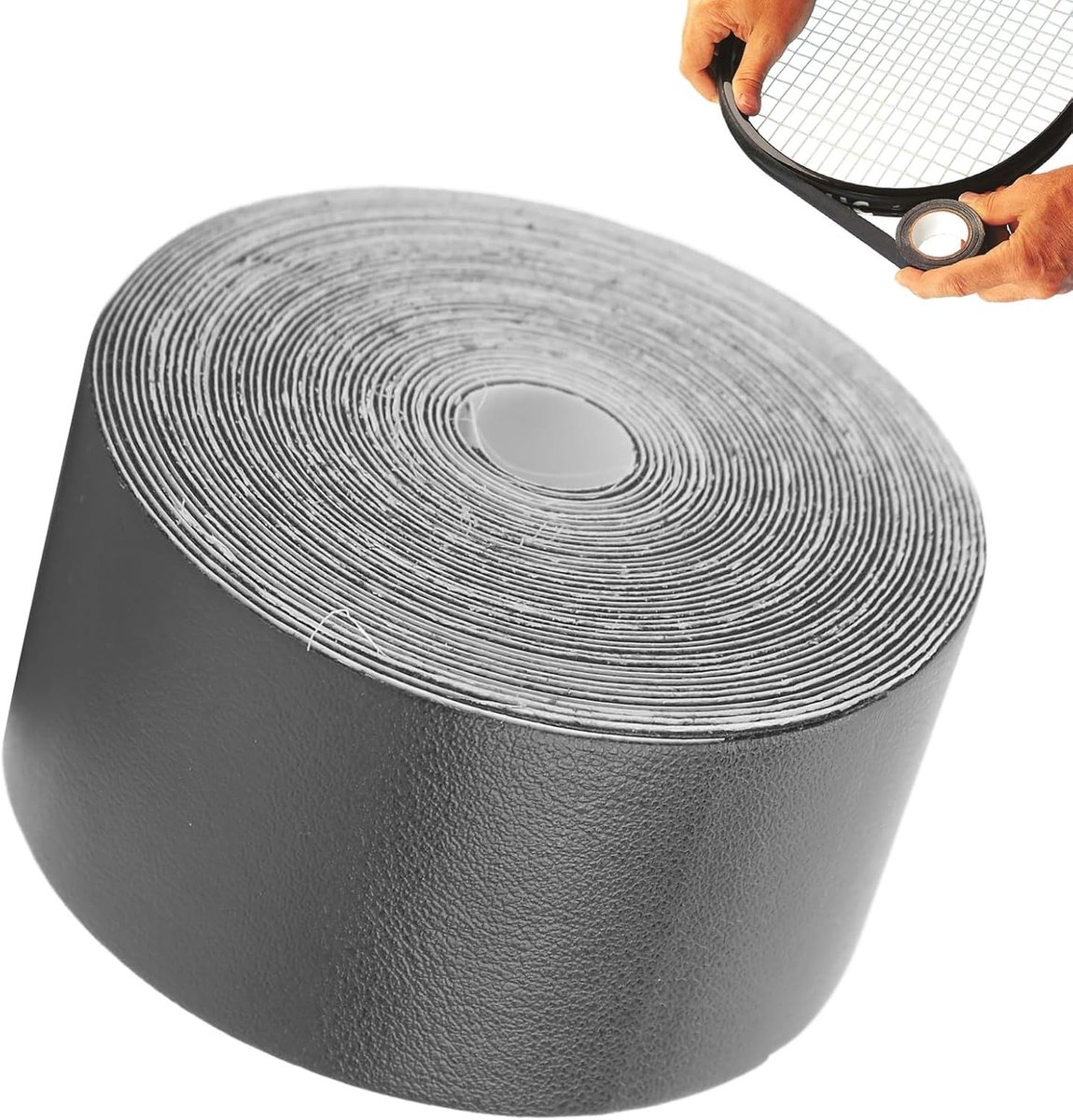 Tennisracket Beschermtape voor Hoofd, Versterkte Squash Racket Tape, 5m Sportuitrusting voor Optimale Bescherming