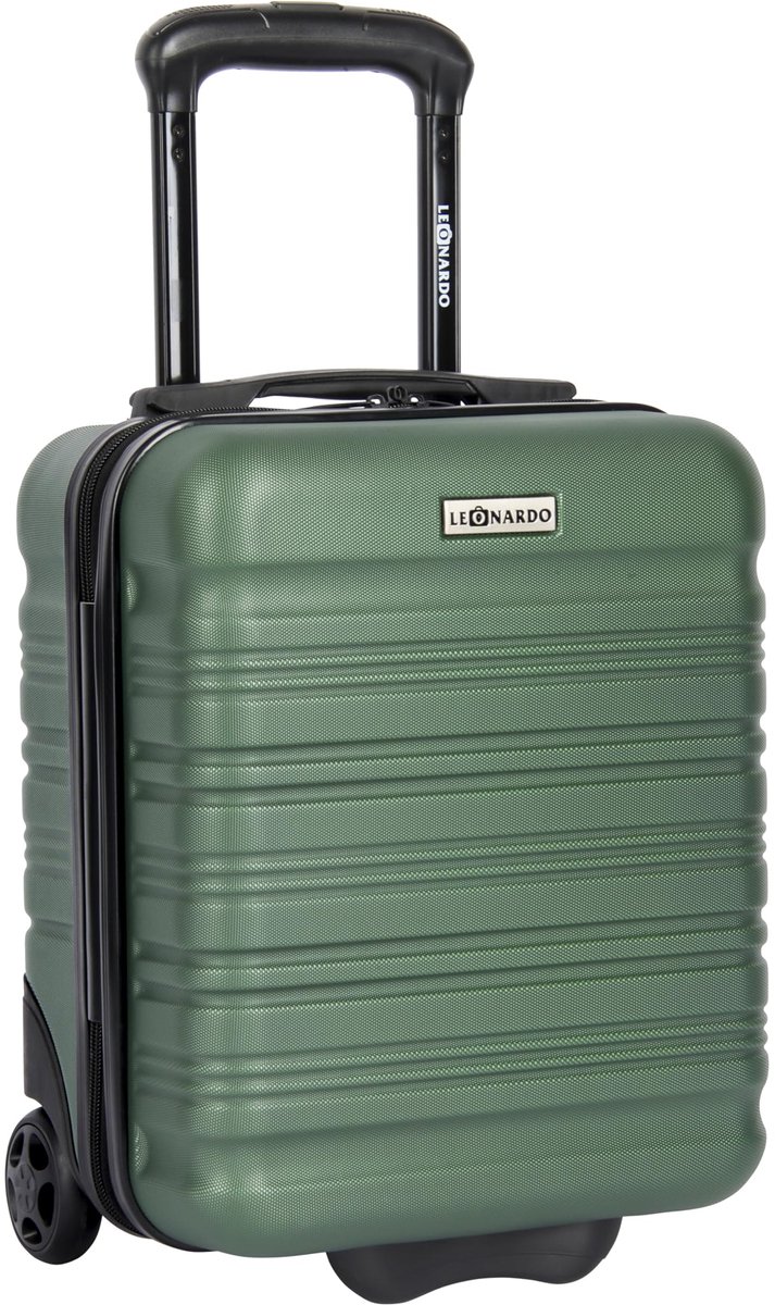 SnelShoppen - Handbagage Koffer Mini 14-Inch | Lichtgewicht Harde Koffer met Dubbele Wielen | Trolley voor 25 kg Bagage | 25 Liter | 20x30x40 cm | Gro