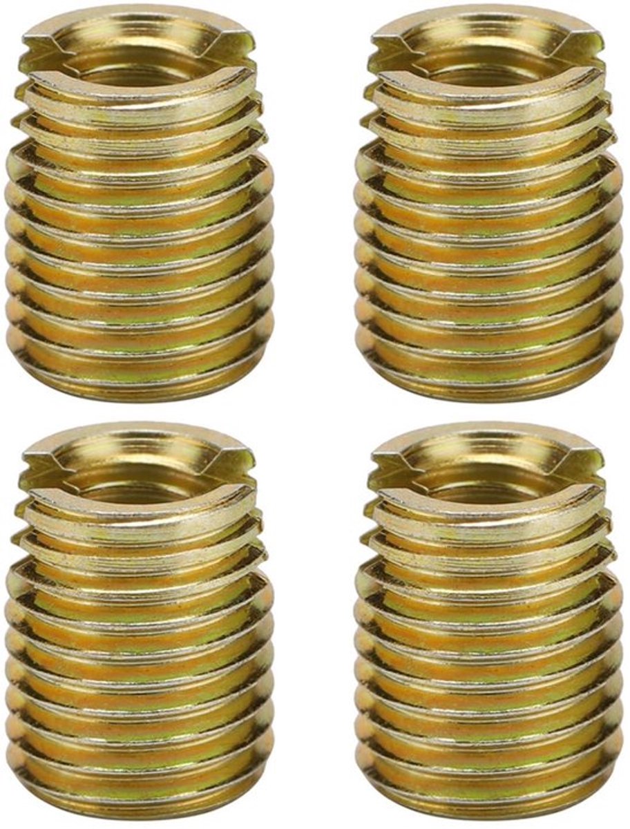 Schroefdraadreparatieset 20 Stuks - Koolstofstaal - Binnen M4 x 0,7 - Buiten M6,5 x 0,75 - Zelftappende Schroeven - Gloednieuw - Schroefdraadinzetstukken