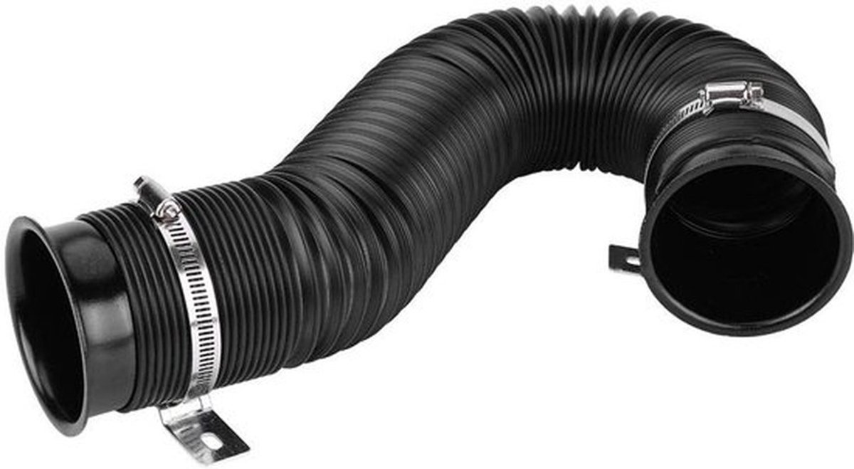 Auto Koude Luchtinlaatpijp - Flexibele Inlaatpijp - Zwart - 3 Inch - Vervangingsslang voor Auto - Universele Pasvorm
