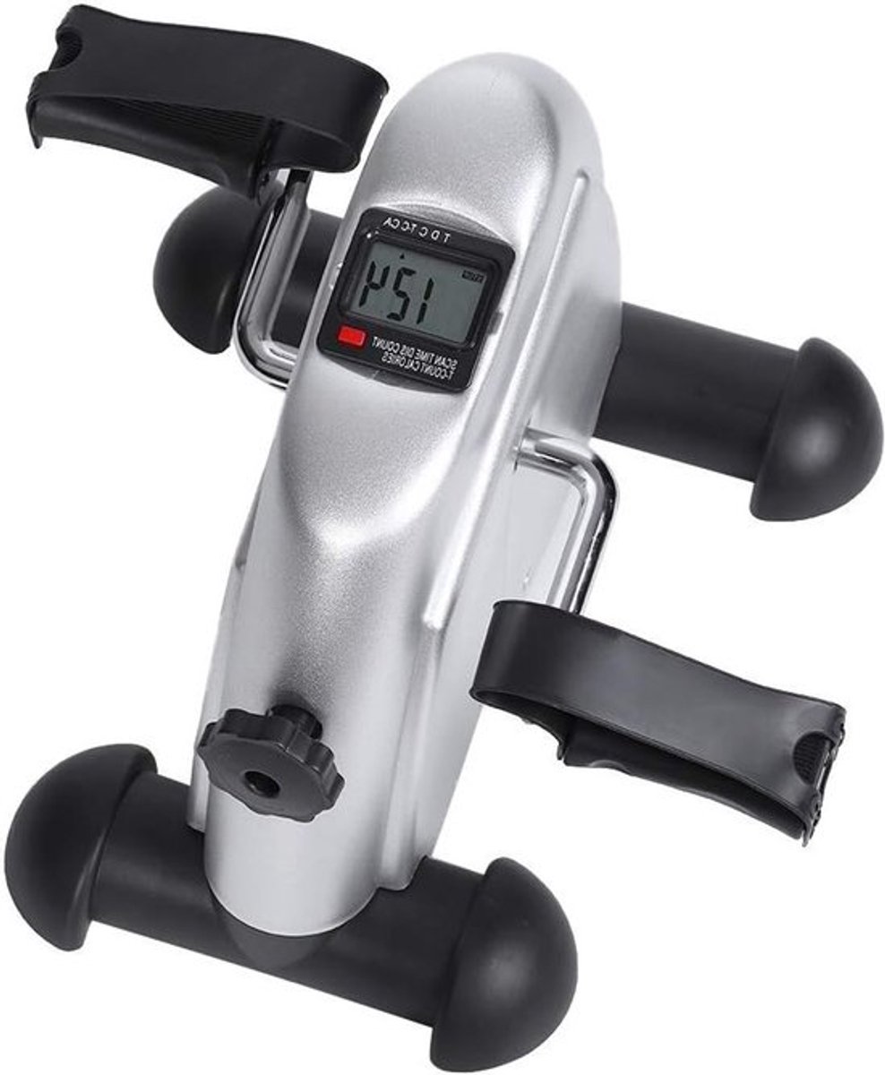 Hand- en Voetpedalentrainer voor Thuis en Gym, Mini Oefenapparaat Geschikt voor Alle Leeftijdsgroepen, Versterk Spieren en Verbeter Mobiliteit